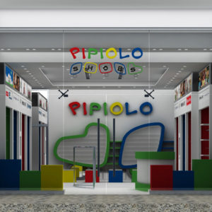 Render, fachada de tienda Pipiolo Shoes Los Andes Mall